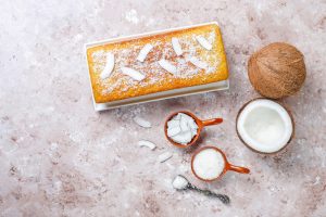 Coconut Vanilla Cake Block – Per Kg